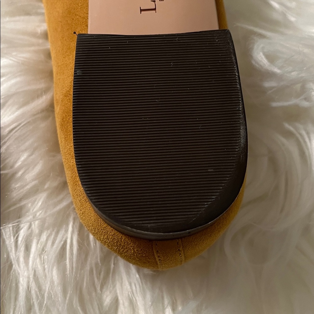Ralph Lauren Mustard Yellow Flats - Picture 4 of 8